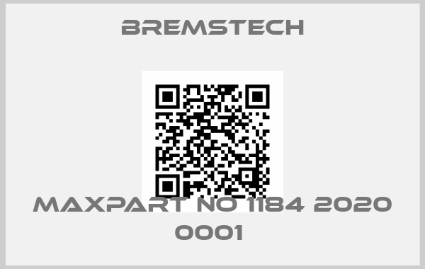 Bremstech-MAXPART NO 1184 2020 0001 