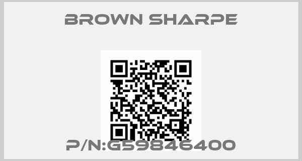 Brown Sharpe-P/N:G59846400