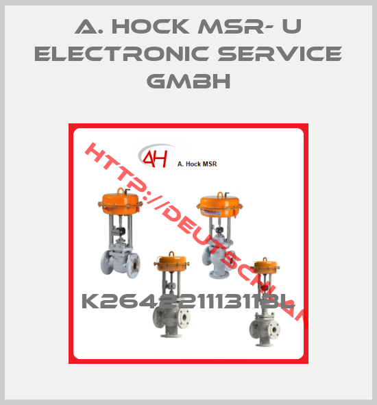 A. Hock MSR- u Electronic Service GmbH-K26422111311BL