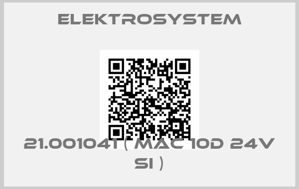 elektrosystem-21.001041 ( MAC 10D 24V SI )