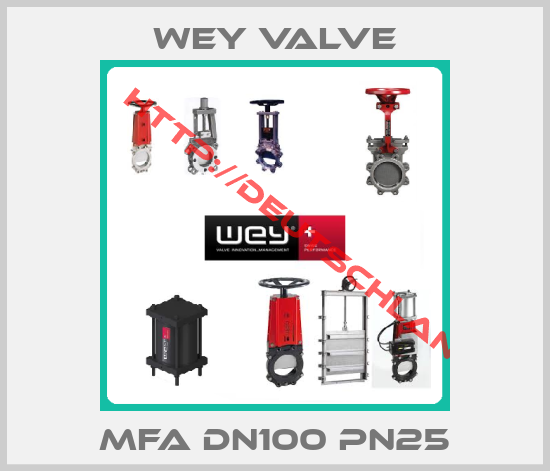 Wey Valve-MFA DN100 PN25