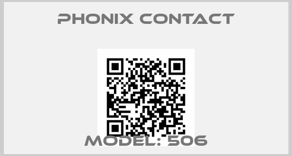 Phonix Contact-Model: 506