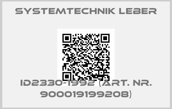Systemtechnik LEBER-ID2330-1992 (art. nr. 900019199208)