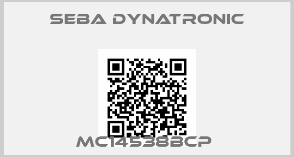 Seba Dynatronic-MC14538BCP 