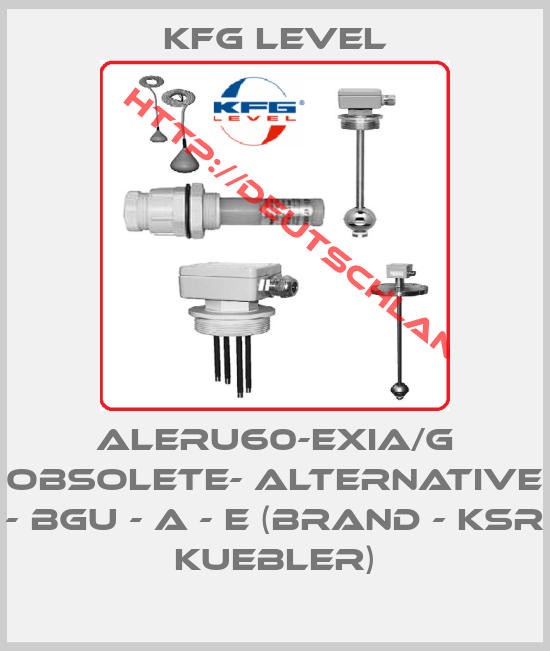 KFG Level-ALERU60-Exia/G OBSOLETE- ALTERNATIVE - BGU - A - E (BRAND - KSR KUEBLER)