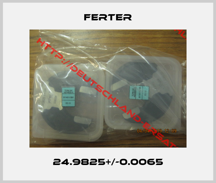 Ferter-24.9825+/-0.0065