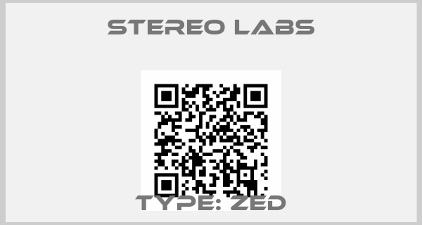 STEREO LABS-Type: ZED