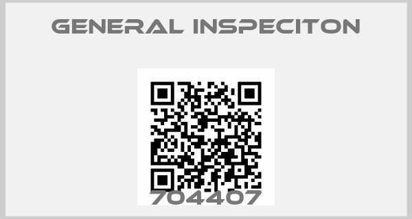 GENERAL INSPECITON-704407