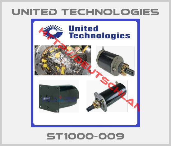 UNITED TECHNOLOGIES-ST1000-009