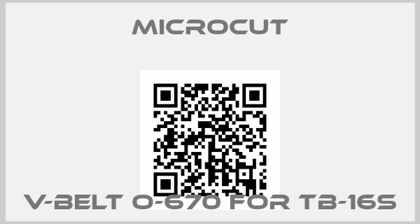 Microcut-V-Belt O-670 for TB-16S