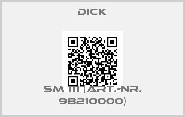 dick-SM 111 (Art.-Nr. 98210000)