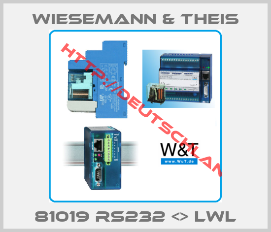 Wiesemann & Theis-81019 RS232 <> LWL