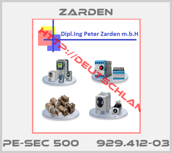 Zarden-PE-SEC 500     929.412-03