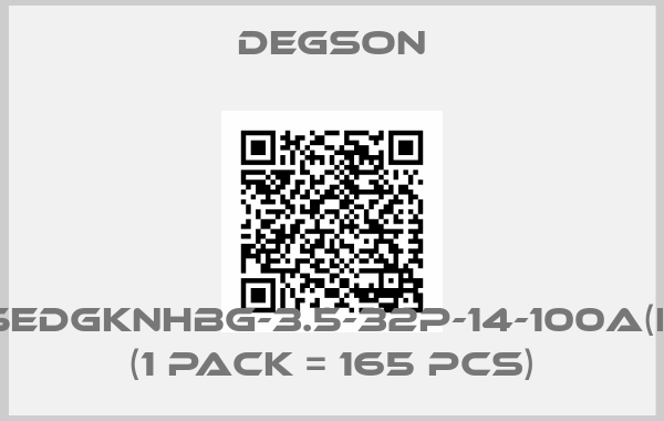 Degson-15EDGKNHBG-3.5-32P-14-100A(H) (1 pack = 165 pcs)