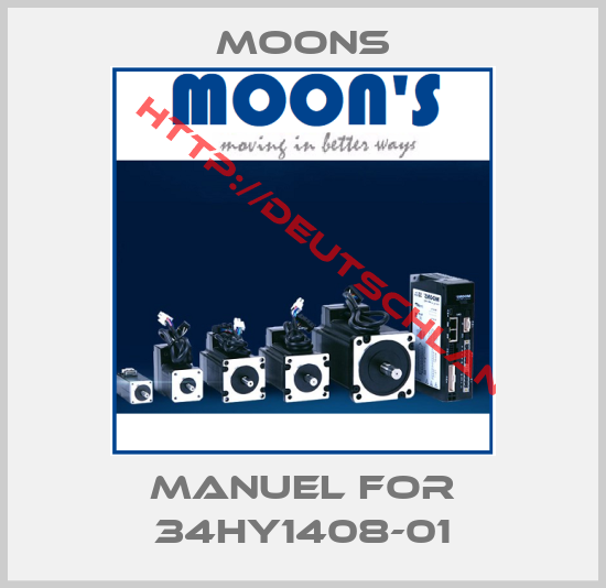 Moons-Manuel for 34HY1408-01