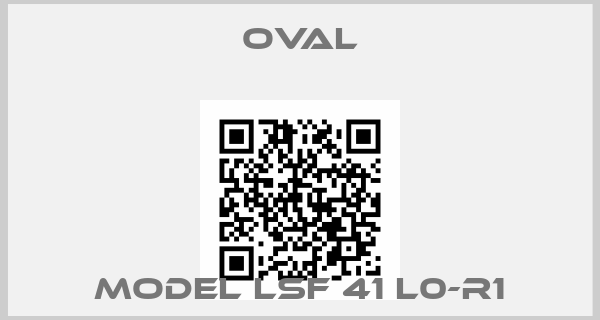 OVAL-Model LSF 41 L0-R1