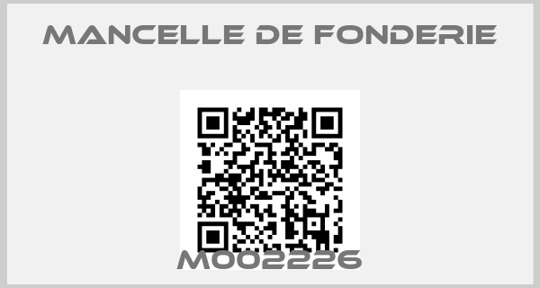 MANCELLE DE FONDERIE-M002226