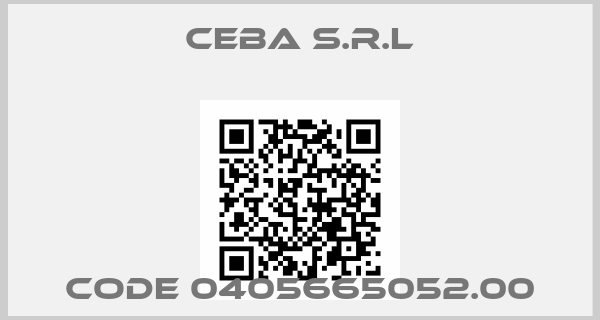 CEBA s.r.l-Code 0405665052.00