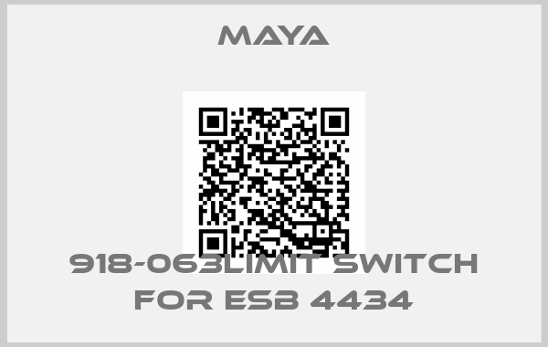 Maya-918-063Limit switch for ESB 4434