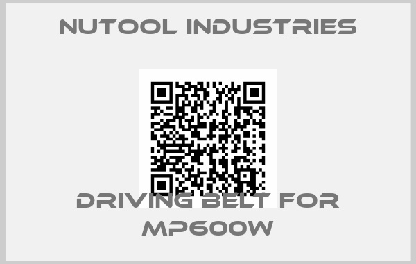 Nutool industries-Driving belt for MP600W