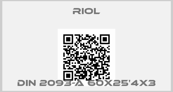 Riol-DIN 2093-A 60x25'4x3