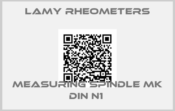 Lamy Rheometers-MEASURING SPINDLE MK DIN N1 