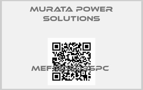 Murata Power Solutions-MEF1S0503SPC 