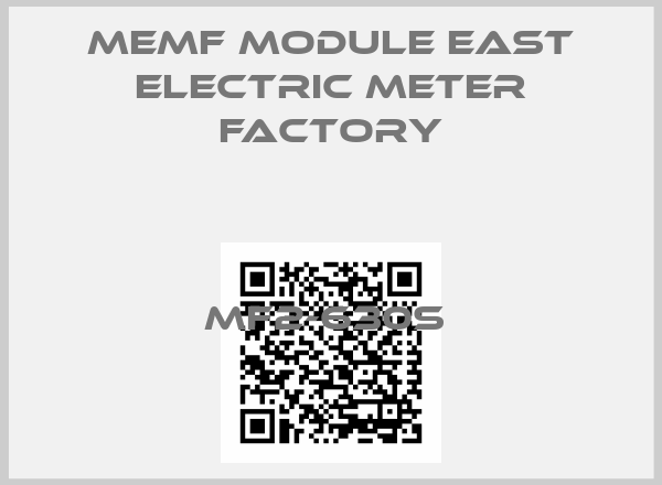 MEMF Module East Electric Meter Factory-MF2-630S 