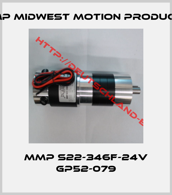 MMP Midwest Motion Products-MMP S22-346F-24V GP52-079