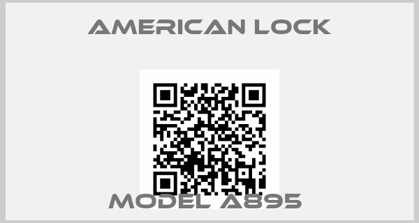 American Lock-MODEL A895 