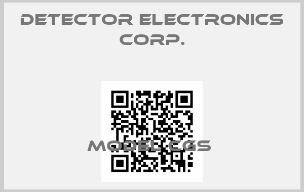 DETECTOR ELECTRONICS CORP.-MODEL CGS 