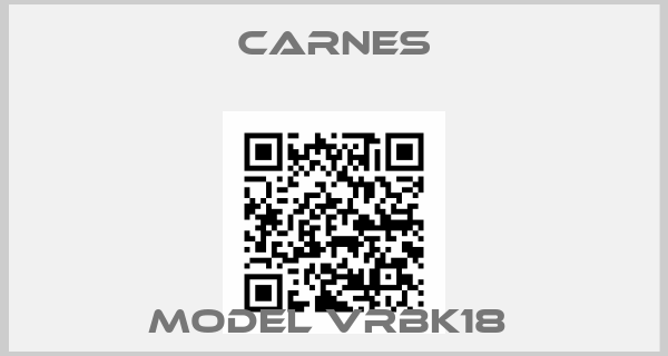 Carnes-MODEL VRBK18 