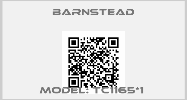 Barnstead-MODEL: TC1165*1 
