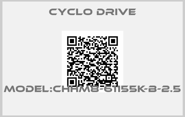 Cyclo Drive-MODEL:CHHM8-61155K-B-2.5 