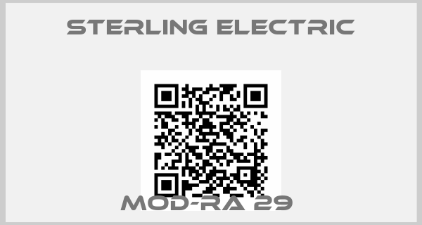 Sterling Electric-MOD-RA 29 