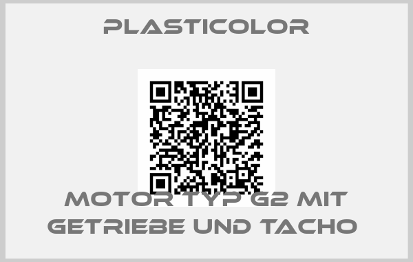 Plasticolor-MOTOR TYP G2 MIT GETRIEBE UND TACHO 