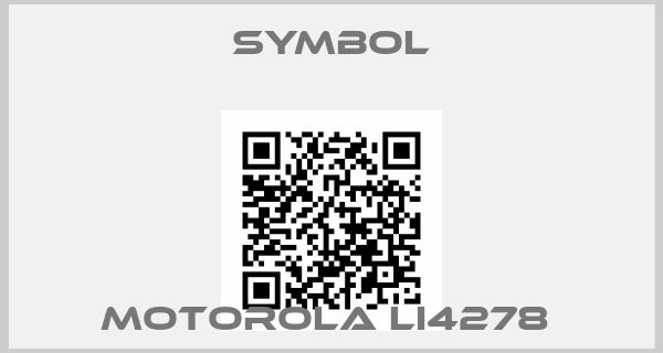 Symbol-MOTOROLA LI4278 