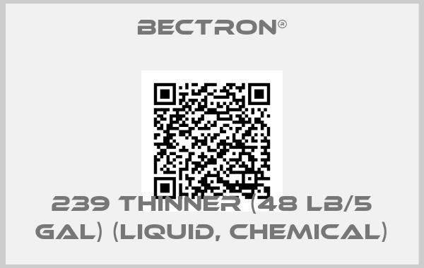 Bectron®-239 Thinner (48 lb/5 gal) (liquid, chemical)