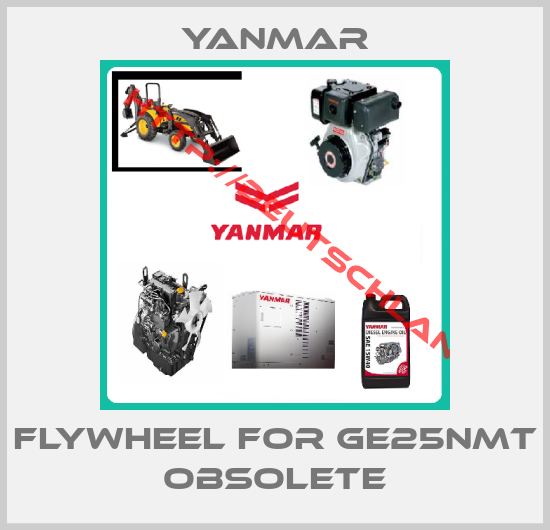 Yanmar-flywheel for GE25NMT obsolete