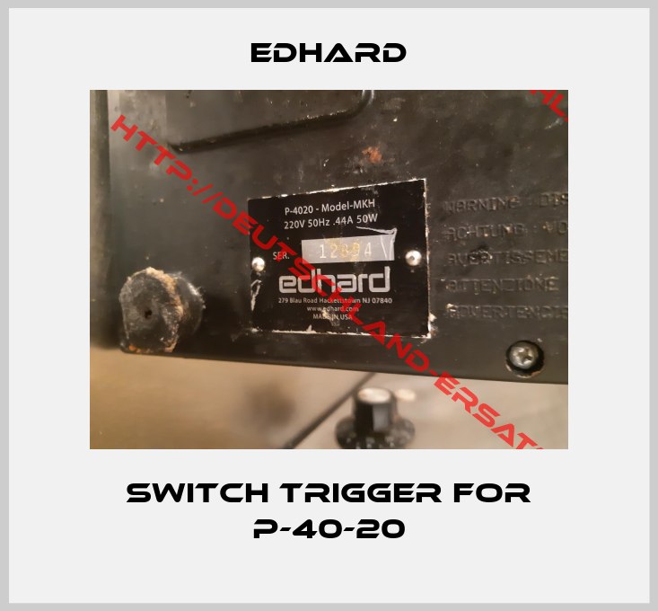 Edhard-Switch trigger for P-40-20