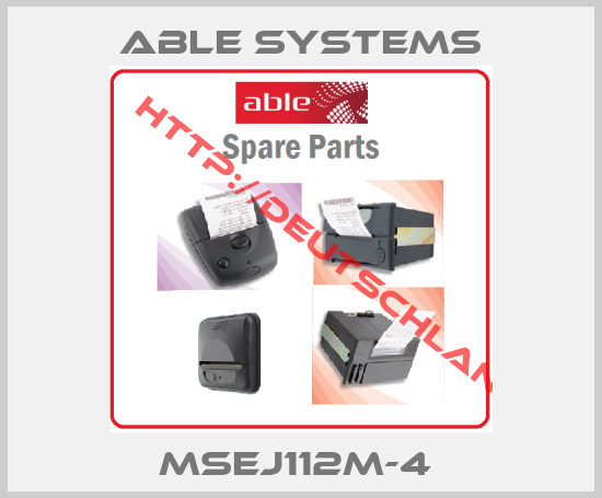 ABLE SYSTEMS-MSEJ112M-4 