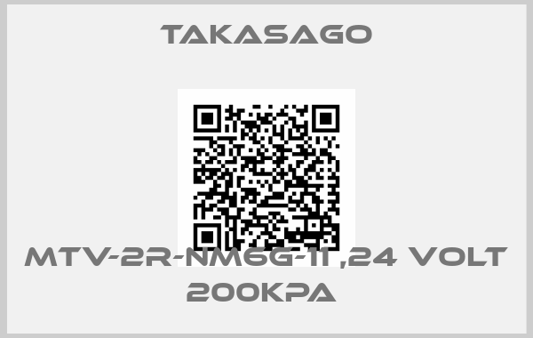 Takasago-MTV-2R-NM6G-11 ,24 VOLT 200KPA 