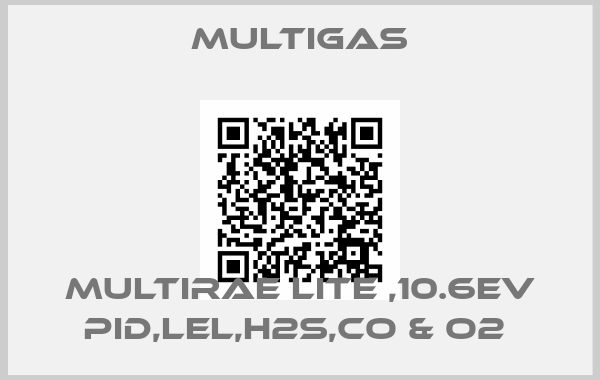Multigas-MULTIRAE LITE ,10.6EV PID,LEL,H2S,CO & O2 