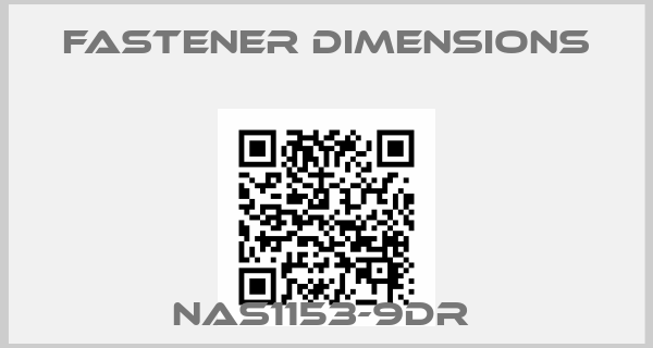 Fastener Dimensions-NAS1153-9DR 