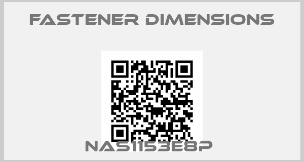 Fastener Dimensions-NAS1153E8P 