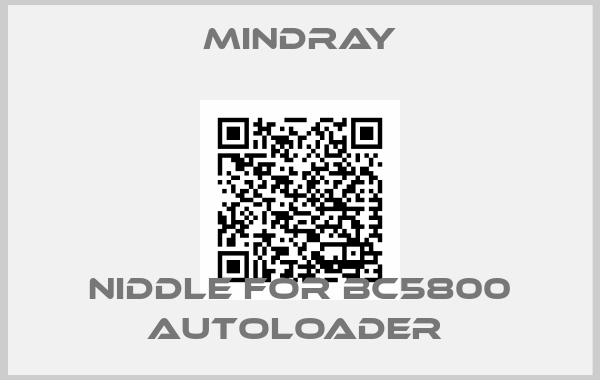 Mindray-NIDDLE FOR BC5800 AUTOLOADER 