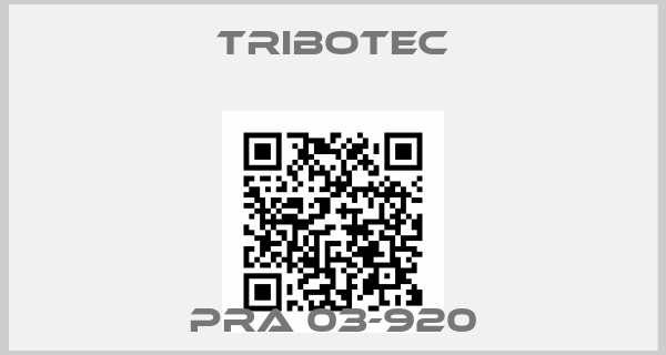 Tribotec-PRA 03-920