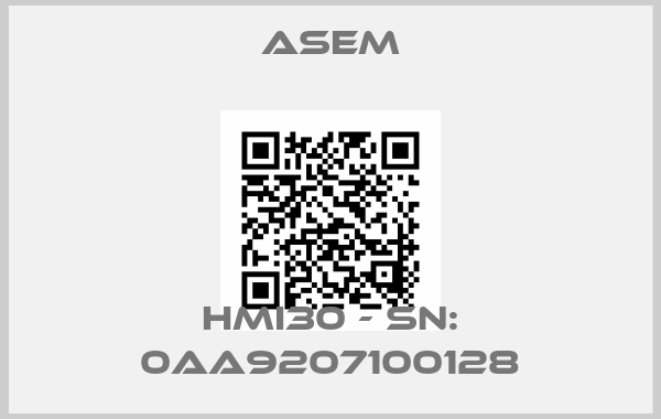 ASEM-HMI30 - SN: 0AA9207100128