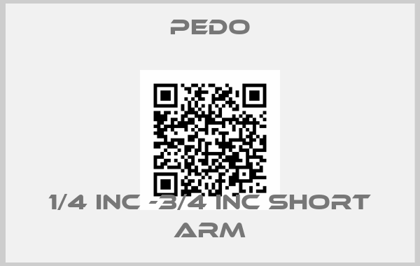 PEDO-1/4 INC -3/4 INC SHORT ARM