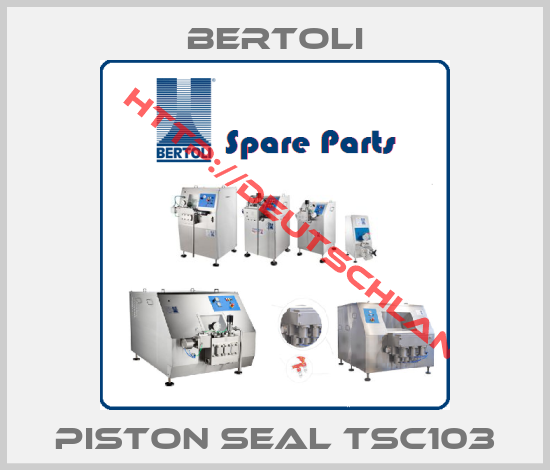 BERTOLI-PISTON SEAL TSC103
